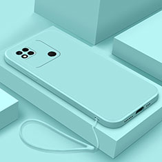 Coque Ultra Fine Silicone Souple 360 Degres Housse Etui YK4 pour Xiaomi POCO C3 Bleu Clair