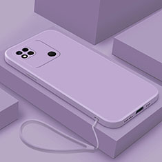 Coque Ultra Fine Silicone Souple 360 Degres Housse Etui YK4 pour Xiaomi POCO C31 Violet