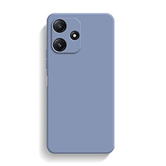 Coque Ultra Fine Silicone Souple 360 Degres Housse Etui YK4 pour Xiaomi Poco M6 Pro 5G Gris Lavende