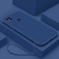 Coque Ultra Fine Silicone Souple 360 Degres Housse Etui YK4 pour Xiaomi Redmi 10A 4G Bleu