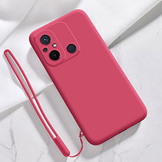 Coque Ultra Fine Silicone Souple 360 Degres Housse Etui YK4 pour Xiaomi Redmi 11A 4G Rouge