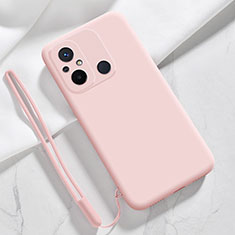 Coque Ultra Fine Silicone Souple 360 Degres Housse Etui YK4 pour Xiaomi Redmi 12C 4G Rose