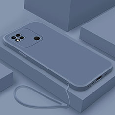 Coque Ultra Fine Silicone Souple 360 Degres Housse Etui YK4 pour Xiaomi Redmi 9 India Gris Lavende