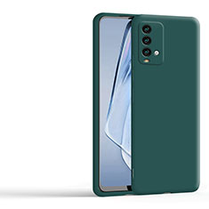 Coque Ultra Fine Silicone Souple 360 Degres Housse Etui YK4 pour Xiaomi Redmi 9 Power Vert Nuit