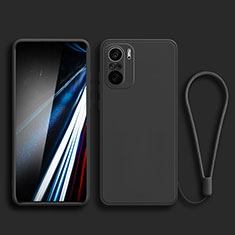 Coque Ultra Fine Silicone Souple 360 Degres Housse Etui YK4 pour Xiaomi Redmi K40 Pro+ Plus 5G Noir