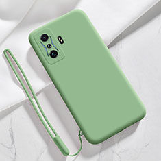 Coque Ultra Fine Silicone Souple 360 Degres Housse Etui YK4 pour Xiaomi Redmi K50 Gaming AMG F1 5G Pastel Vert