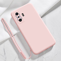 Coque Ultra Fine Silicone Souple 360 Degres Housse Etui YK4 pour Xiaomi Redmi K50 Gaming AMG F1 5G Rose