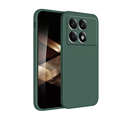 Coque Ultra Fine Silicone Souple 360 Degres Housse Etui YK4 pour Xiaomi Redmi K70 Pro 5G Vert