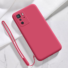 Coque Ultra Fine Silicone Souple 360 Degres Housse Etui YK4 pour Xiaomi Redmi Note 10 Pro 5G Rouge
