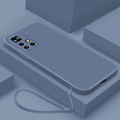 Coque Ultra Fine Silicone Souple 360 Degres Housse Etui YK4 pour Xiaomi Redmi Note 11 5G Gris Lavende
