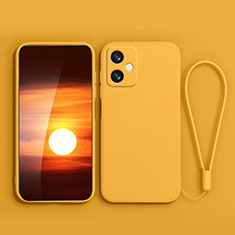 Coque Ultra Fine Silicone Souple 360 Degres Housse Etui YK4 pour Xiaomi Redmi Note 12R Pro 5G Jaune