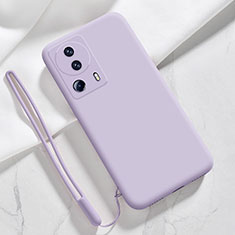 Coque Ultra Fine Silicone Souple 360 Degres Housse Etui YK5 pour Xiaomi Mi 12 Lite NE 5G Violet Clair