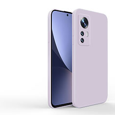 Coque Ultra Fine Silicone Souple 360 Degres Housse Etui YK5 pour Xiaomi Mi 12T 5G Violet Clair