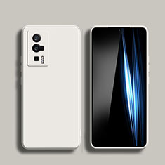 Coque Ultra Fine Silicone Souple 360 Degres Housse Etui YK5 pour Xiaomi Poco F5 Pro 5G Blanc