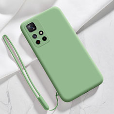 Coque Ultra Fine Silicone Souple 360 Degres Housse Etui YK5 pour Xiaomi Poco M4 Pro 5G Vert