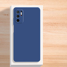 Coque Ultra Fine Silicone Souple 360 Degres Housse Etui YK5 pour Xiaomi Redmi Note 10 5G Bleu
