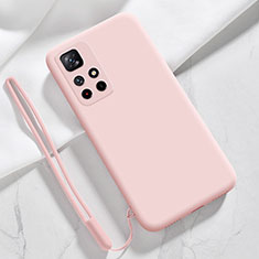 Coque Ultra Fine Silicone Souple 360 Degres Housse Etui YK5 pour Xiaomi Redmi Note 11 5G Rose