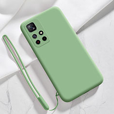 Coque Ultra Fine Silicone Souple 360 Degres Housse Etui YK5 pour Xiaomi Redmi Note 11 5G Vert