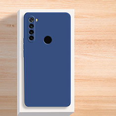 Coque Ultra Fine Silicone Souple 360 Degres Housse Etui YK5 pour Xiaomi Redmi Note 8 (2021) Bleu