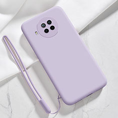 Coque Ultra Fine Silicone Souple 360 Degres Housse Etui YK6 pour Xiaomi Mi 10i 5G Violet Clair