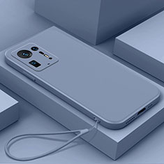 Coque Ultra Fine Silicone Souple 360 Degres Housse Etui YK6 pour Xiaomi Mi Mix 4 5G Gris Lavende