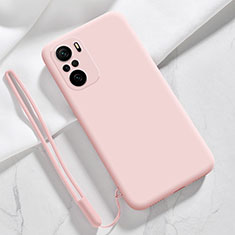 Coque Ultra Fine Silicone Souple 360 Degres Housse Etui YK6 pour Xiaomi Poco F3 5G Or Rose