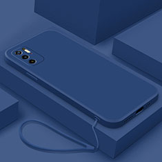 Coque Ultra Fine Silicone Souple 360 Degres Housse Etui YK6 pour Xiaomi POCO M3 Pro 5G Bleu