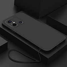 Coque Ultra Fine Silicone Souple 360 Degres Housse Etui YK6 pour Xiaomi Redmi 11A 4G Noir