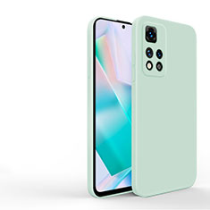 Coque Ultra Fine Silicone Souple 360 Degres Housse Etui YK6 pour Xiaomi Redmi Note 11 Pro+ Plus 5G Pastel Vert