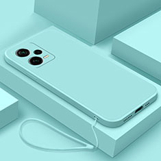 Coque Ultra Fine Silicone Souple 360 Degres Housse Etui YK6 pour Xiaomi Redmi Note 12 Pro+ Plus 5G Bleu Clair