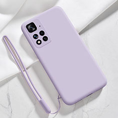 Coque Ultra Fine Silicone Souple 360 Degres Housse Etui YK7 pour Xiaomi Mi 11i 5G (2022) Violet Clair