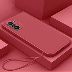Coque Ultra Fine Silicone Souple 360 Degres Housse Etui YK7 pour Xiaomi Mi 11X Pro 5G Rouge