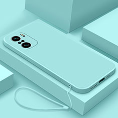 Coque Ultra Fine Silicone Souple 360 Degres Housse Etui YK7 pour Xiaomi Poco F3 5G Bleu Clair