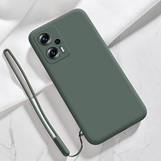 Coque Ultra Fine Silicone Souple 360 Degres Housse Etui YK7 pour Xiaomi Poco X4 GT 5G Vert Nuit