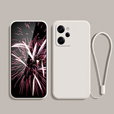 Coque Ultra Fine Silicone Souple 360 Degres Housse Etui YK7 pour Xiaomi Poco X5 Pro 5G Blanc