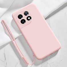 Coque Ultra Fine Silicone Souple 360 Degres Housse Etui YK8 pour OnePlus 11 5G Rose