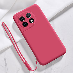 Coque Ultra Fine Silicone Souple 360 Degres Housse Etui YK8 pour OnePlus 11 5G Rouge