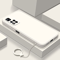 Coque Ultra Fine Silicone Souple 360 Degres Housse Etui YK8 pour Xiaomi Mi 11i 5G (2022) Blanc