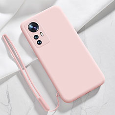 Coque Ultra Fine Silicone Souple 360 Degres Housse Etui YK8 pour Xiaomi Mi 12T Pro 5G Rose