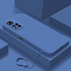 Coque Ultra Fine Silicone Souple 360 Degres Housse Etui YK8 pour Xiaomi Poco X4 NFC Bleu