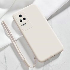 Coque Ultra Fine Silicone Souple 360 Degres Housse Etui YK8 pour Xiaomi Redmi K50 5G Blanc