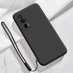 Coque Ultra Fine Silicone Souple 360 Degres Housse Etui YK8 pour Xiaomi Redmi K60 5G Noir