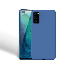 Coque Ultra Fine Silicone Souple 360 Degres Housse Etui Z03 pour Huawei Honor V30 Pro 5G Bleu