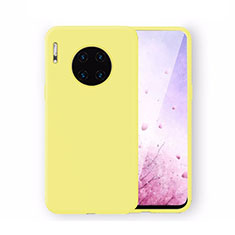 Coque Ultra Fine Silicone Souple 360 Degres Housse Etui Z04 pour Huawei Mate 30 Jaune