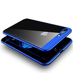 Coque Ultra Fine Silicone Souple 360 Degres Z03 pour Apple iPhone 8 Plus Bleu