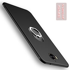 Coque Ultra Fine Silicone Souple avec Support Bague Anneau pour Huawei Y5 III Y5 3 Noir