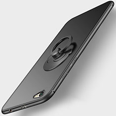 Coque Ultra Fine Silicone Souple avec Support Bague Anneau pour Xiaomi Redmi Note 5A Standard Edition Noir