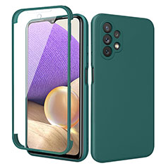 Coque Ultra Fine Silicone Souple Housse Etui 360 Degres Avant et Arriere MJ1 pour Samsung Galaxy M32 5G Vert