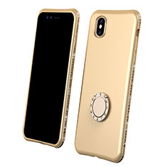 Coque Ultra Fine Silicone Souple Housse Etui 360 Degres Avant et Arriere pour Apple iPhone Xs Max Or