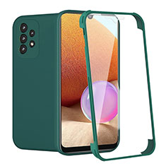 Coque Ultra Fine Silicone Souple Housse Etui 360 Degres Avant et Arriere pour Samsung Galaxy A32 5G Vert